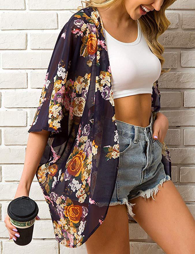 Urban Boho Summer Shawl Multi-Collection - Seaside Beach Cloak Sun Protection Shirt