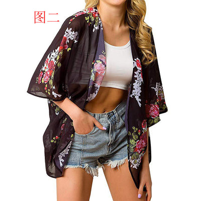 Urban Boho Summer Shawl Multi-Collection - Seaside Beach Cloak Sun Protection Shirt