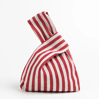 a red white and blue striped striped tie 